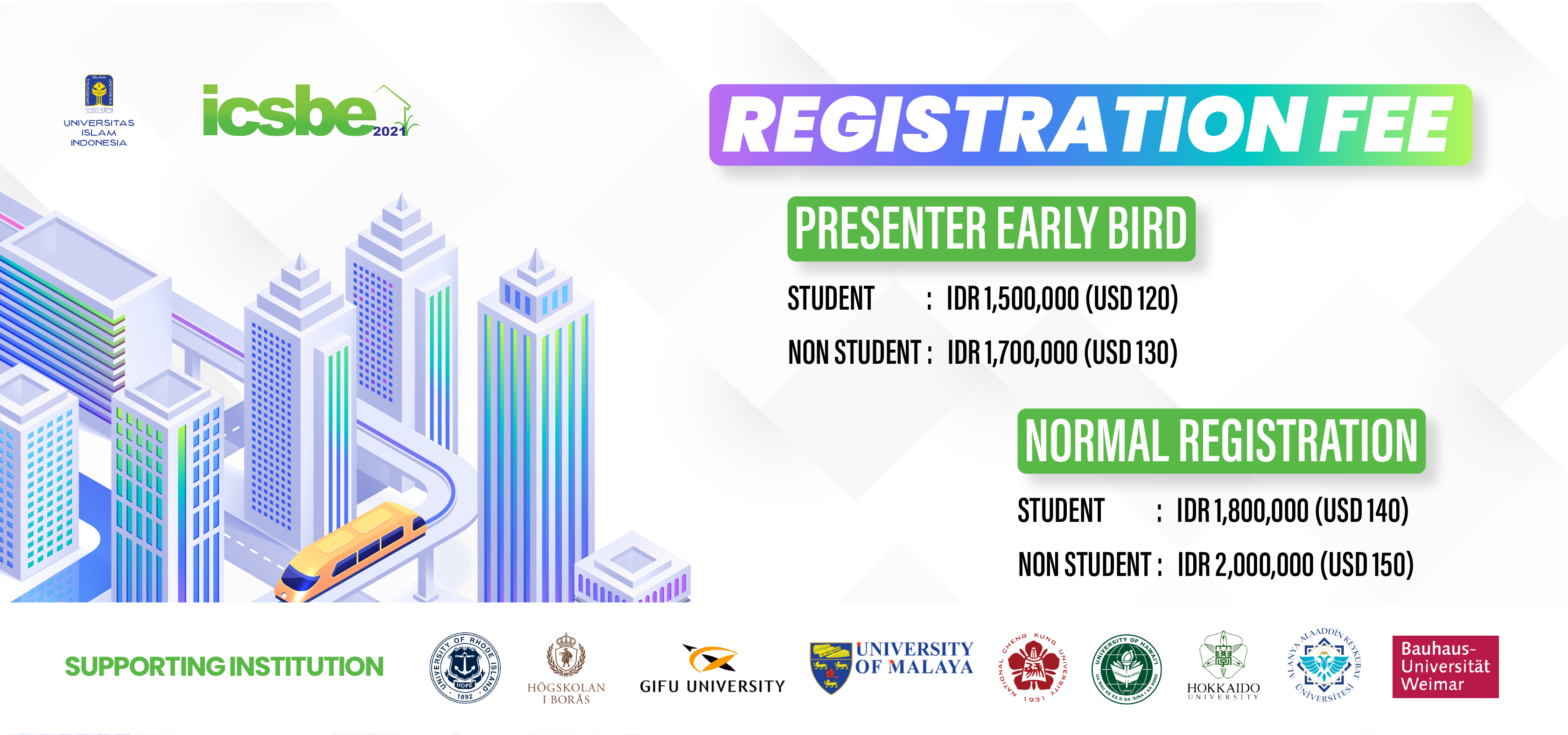 6th Icsbe 2020 The International Conference On Sustainable Built Environment